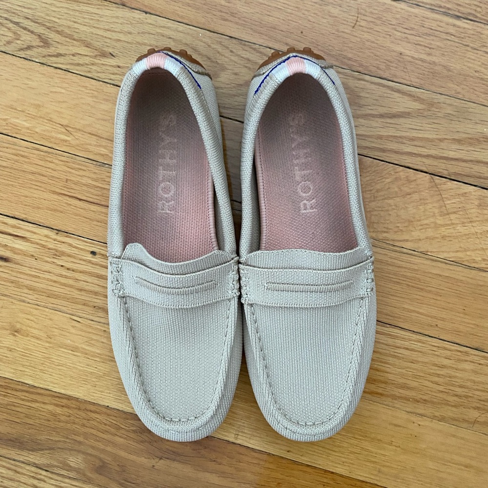 Rothy's Women’s The Driver Flat (Tan/Beige) SZ 8
